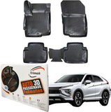 Trimak Autofußmatten kompatibel mit Mitsubishi Eclipse Cross Plug-in-Hybrid Auto Allwetter Gummimatten