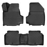 3D Fußmatten & Kofferraumwanne Auto Set Kompatibel mit Hyundai IONIQ 5 Fixed Mittelkonsole