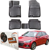 Trimak Autofußmatten kompatibel mit HYUNDAI i20 (2. Gen.) 2015-2020 Auto Allwetter Gummimatten