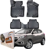 Trimak Autofußmatten kompatibel mit HYUNDAI ix35 Auto Allwetter Gummimatten
