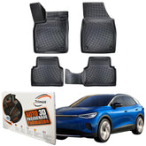 Trimak Autofußmatten kompatibel mit VW ID.4 Auto Allwetter Gummimatten