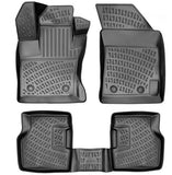 3D Fußmatten & Kofferraumwanne Auto Set Kompatibel mit Jeep Compass 2.Gen ab 2017