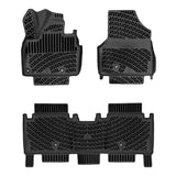 Trimak Passgenau 3D Auto Fußmatten & Kofferraumwanne Set Kompatibel mit KIA EV9 7 Sitzer ab 2024