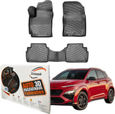 Trimak Autofußmatten kompatibel mit Hyundai Kona 2.Gen ab 2023 Auto Allwetter Gummimatten