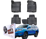 Trimak Autofußmatten kompatibel mit Toyota Land Cruiser J15 2009 – 2024 Auto Allwetter Gummimatten