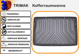 Trimak Opel Crossland Obere Kofferraummatte Kofferraumwanne