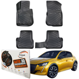 Trimak Autofußmatten kompatibel mit Peugeot 208 2. Gen. ab 2019 Auto Allwetter Gummimatten