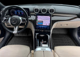 Rizline Premium Autofußmatten kompatibel mit Mercedes C Klasse W206 ab 2022 Premium Gummimatten
