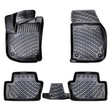 Rizline Kompatibel mit OPEL Zafira B 2005-2011 Autofußmatten 3D Gummimatten