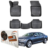 Trimak Autofußmatten kompatibel mit VOLVO S90 ab 2016 Auto Allwetter Gummimatten