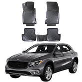 Trimak Autofußmatten kompatibel mit Mercedes GLA (X156) 2013-2020 Auto Allwetter Gummimatten