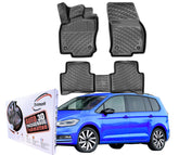 VW TOURAN 2.Gen (2016–2021) Autofußmatten Gummimatten