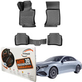 Trimak Autofußmatten kompatibel mit Mercedes-Benz E Klasse W 214 ab 2023 Auto Allwetter Gummimatten