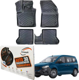 Trimak Autofußmatten kompatibel mit Mercedes-Benz Citan W 420 ab 2021 Auto Allwetter Gummimatten