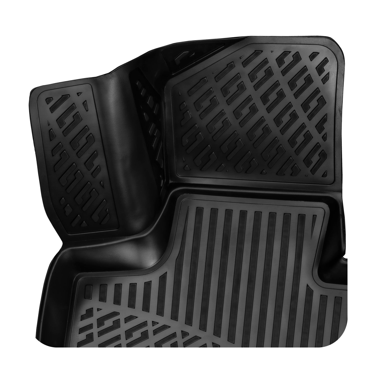 Passende Fußmatten für Mercedes GLB X 247 (2019 - 202 - 100% aus recycelbarem TPE-Material, rutschfest und wasserdicht