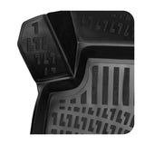 Rizline kompatibel mit OPEL CORSA D&E 2006 - 2019 Autofußmatten Auto Allwetter 3D Gummimatten