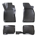 Rizline Autofußmatten kompatibel mit Audi A4 B5 1995-2001 Auto Allwetter Gummimatten