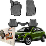 Trimak Autofußmatten kompatibel mit Audi Q2 ab 2015 Auto Allwetter Gummimatten