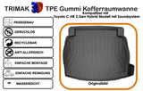 Trimak Kofferraumwanne kompatibel mit Toyota C-HR 2.Gen 1.8  Hybrid Modell mit Soundsystem