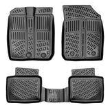 3D Fußmatten & Kofferraumwanne Auto Set Kompatibel mit Dacia Spring Elektric 2021 - 2024