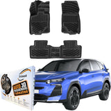 Trimak Autofußmatten kompatibel mit Citroen C5 Aircross EV & Plug-in Hybrid 2.Gen ab 2026 Auto Allwetter Gummimatten
