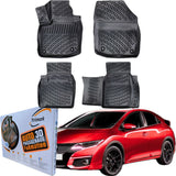 Honda Civic HB 9. Generation (2011–2017) Autofußmatten Auto Gummimatten
