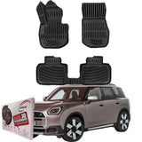Trimak Autofußmatten kompatibel mit Mini Countryman E 3.Gen U25 Electric Auto Allwetter Gummimatten