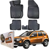 Trimak Autofußmatten kompatibel mit DACIA DUSTER 4x2 1.Gen 2009-2017 Auto Allwetter Gummimatten
