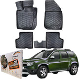 Trimak Autofußmatten kompatibel mit DACIA DUSTER 4x4 1.Gen (2010-2017) Auto Allwetter Gummimatten