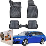 Trimak Autofußmatten kompatibel mit Seat EXEO 2008-2013 Auto Allwetter Gummimatten