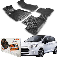 Trimak 3D Auto Gummimatten Fußmatten für FORD B-MAX (2012 - 20 - Schutz und Komfort für Ihr Fahrzeug
