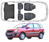 3D Fußmatten & Kofferraumwanne Auto Set Kompatibel mit Ford Fusion 2002 - 2012