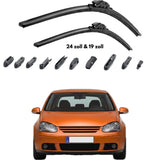 Trimak Flat Wiper Blade Scheibenwischer-Set VW Golf V 24 & 19 zoll (60 & 48 cm)
