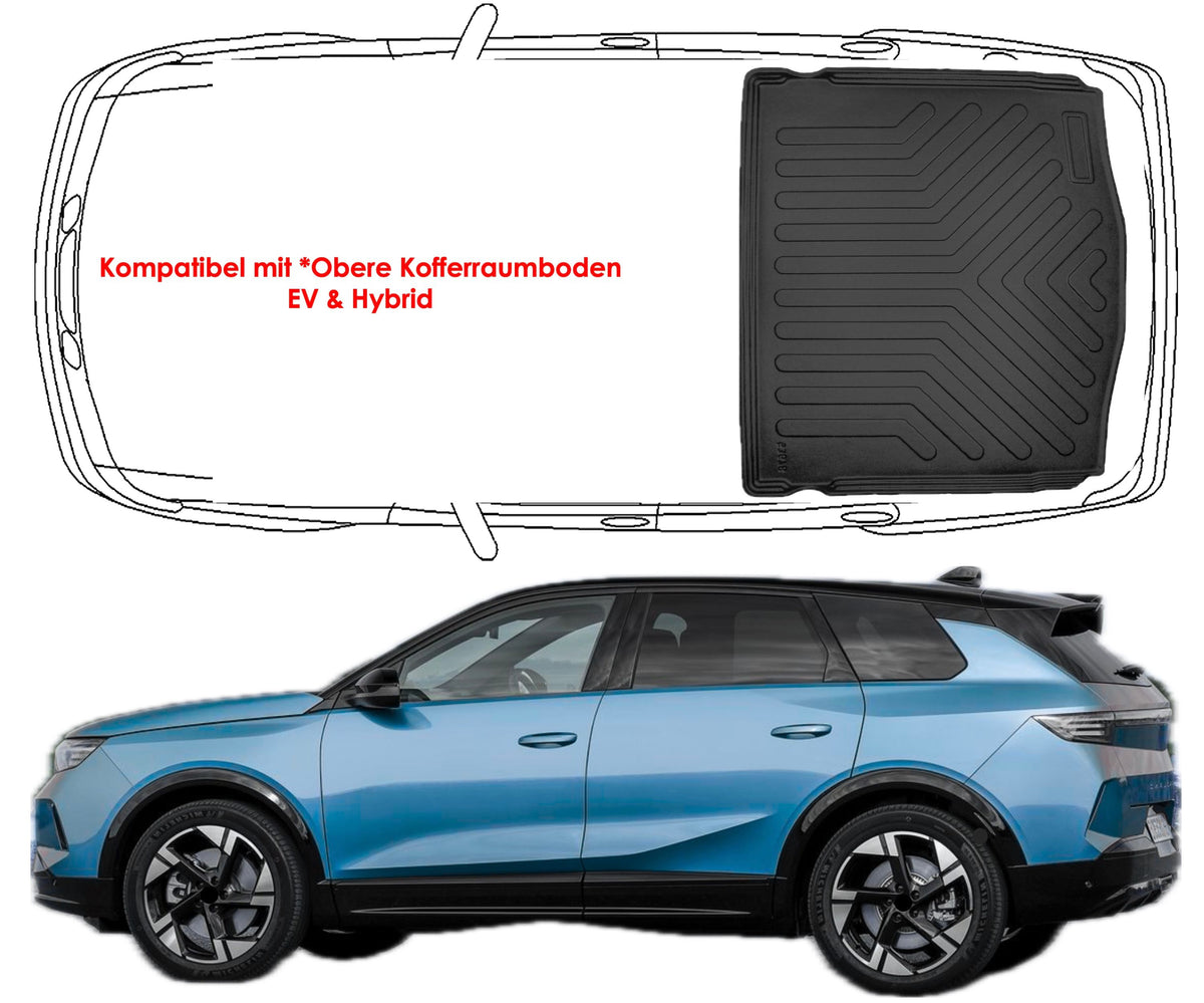 Trimak Obere  Kofferraumwanne kompatibel mit Opel Grandland 2.Gen ab 2024 EV & Hybrid