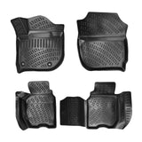 3D Auto Fußmatten & Kofferraumwanne Set Kompatibel mit Honda Jazz 3.Gen Typ GK 2013-2023