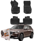 Trimak Autofußmatten kompatibel mit  BMW IX1 Seit 2022 Auto Allwetter Gummimatten