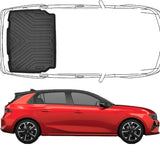 Trimak  Kofferraumwanne kompatibel mit OPEL ASTRA L ab 2022 Untere Kofferraummatte
