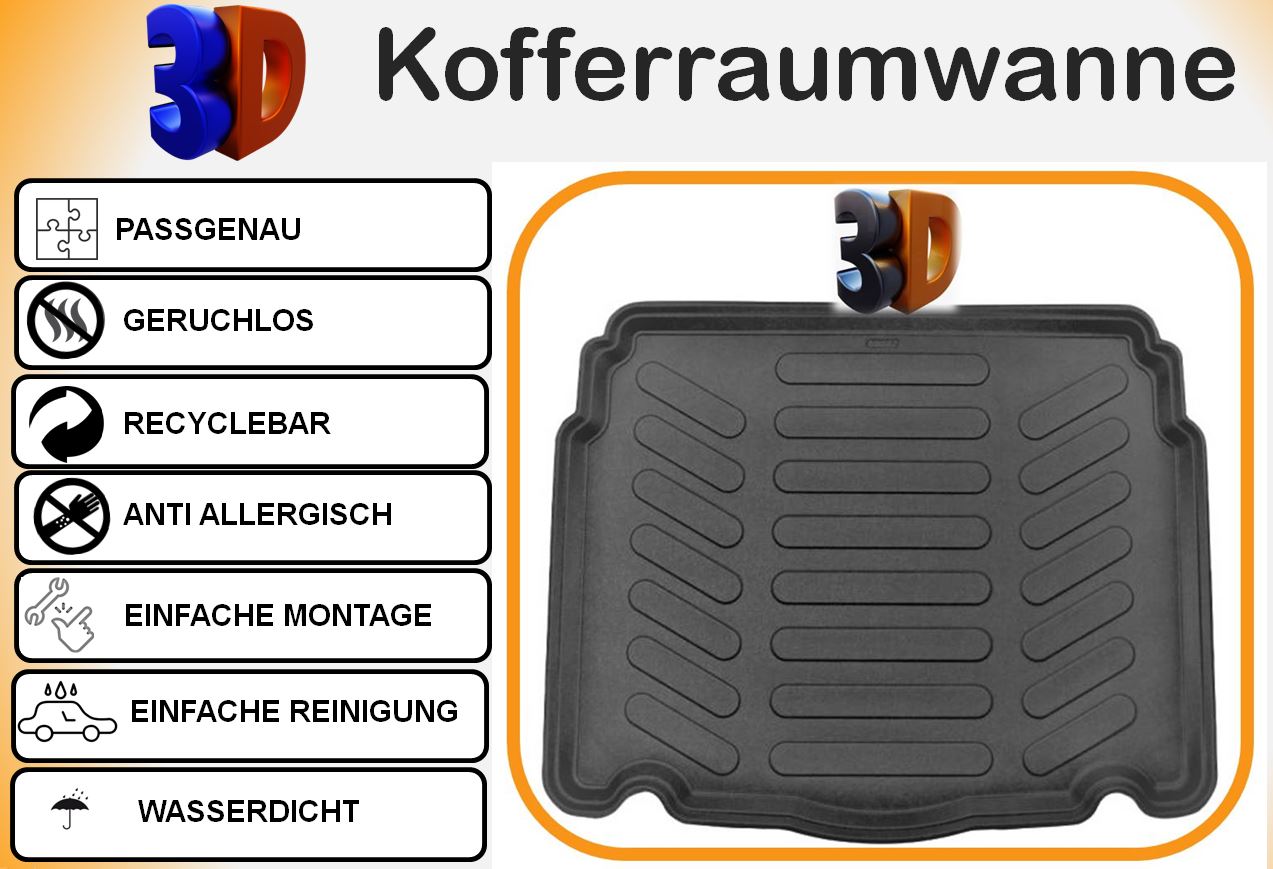 Passgenaue Kofferraumwanne für OPEL ASTRA J Fließheck (2009-20 - Die ideale Lösung für Schutz und Hygiene