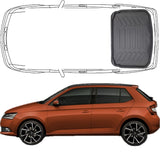 Trimak Kofferraumwanne kompatibel mit Skoda Fabia III 2014-2021