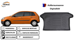 Trimak Kofferraumwanne kompatibel mit Ford Fiesta 02 2001 – 2008