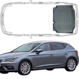 Trimak Kofferraumwanne kompatibel mit Seat Leon III Typ 5F HB 2013 - 2019
