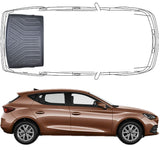 Trimak Obere Kofferraumwanne kompatibel mit Seat / Cupra Leon 4 HB Benzin Diesel / PHEV