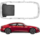 Trimak Kofferraumwanne kompatibel mit Audi e-tron GT & RS ab 2020