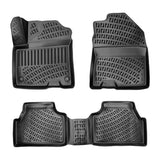 3D Auto Fußmatten & Kofferraumwanne Set Kompatibel mit Hyundai Kona Elektro 1.Gen 2017-2023