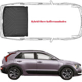 Trimak  Kofferraumwanne kompatibel mit Kia NIRO Hybrid ab 2016 Obere Kofferraummatte