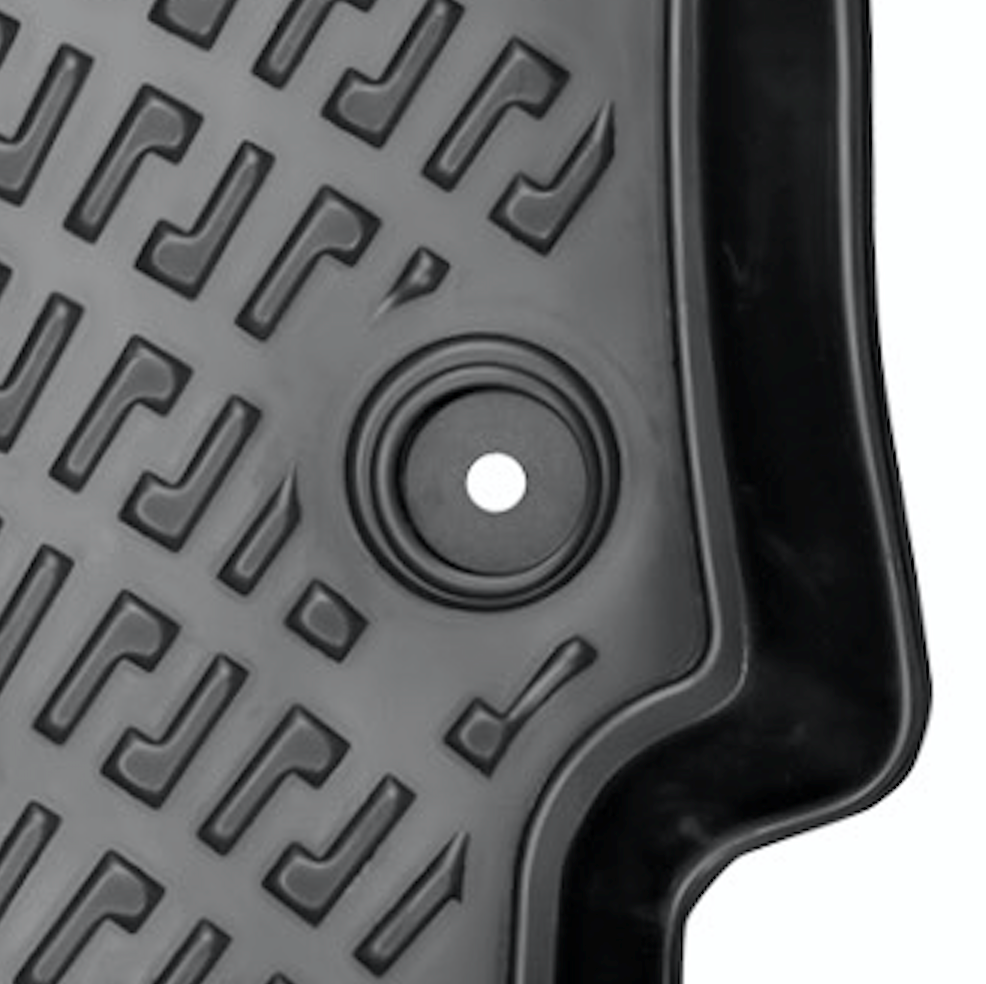 Rizline Gummimatten kompatibel mit SEAT Leon IV Schaltgetriebe (Manuel) ab 2021 Autofußmatten Auto Allwetter