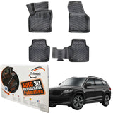 Trimak Autofußmatten kompatibel mit Skoda Kodiaq II ab 2024 Auto Allwetter Gummimatten