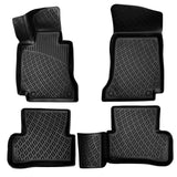 Rizline  kompatibel mit Mercedes-Benz W205 2014–2023 Autofußmatten Auto Allwetter 3D Gummimatten