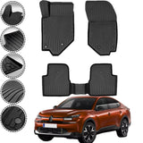 Premium Autofußmatten kompatibel mit Citroen C4 X Gummimatten *Kein Elektro C4 X*