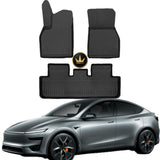 Rizline Premium Autofußmatten kompatibel mit Tesla Model Y 2.Gen ab 2025 Gummimatten